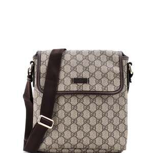 Gucci Flap Messenger Gg Coated Canvas #249821G98B